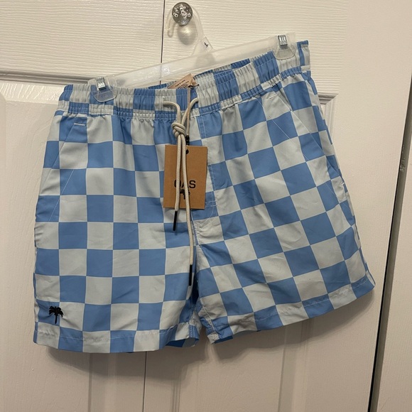 OAS Other - Men’s OAS Blue Chess Swim Short Size S